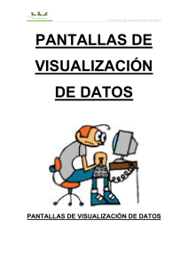 PANTALLAS DE VISUALIZACIÓN DE DATOS