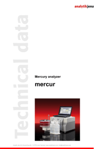 Technical Data mercur