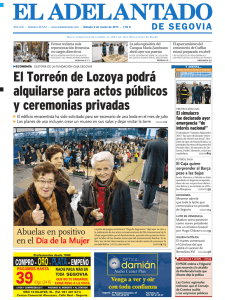 El Torreón de Lozoya podrá alquilarse para actos públicos y