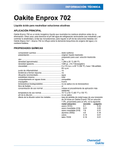 Oakite Enprox 702