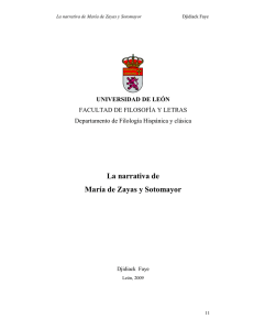 La narrativa de María de Zayas y Sotomayor - buleria