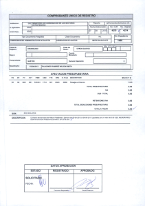 comprobante unico de registro - Ministerio Coordinador de Sectores