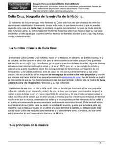 Celia Cruz, biografía de la estrella de la Habana.