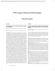 XLII Congreso Mexicano de Reumatología Tour de Carteles