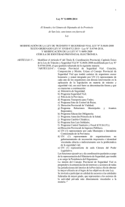 Ley Nº X-0890-2014 El Senado y la Cámara de Diputados de la