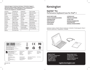 KeyFolio™ Pro Perfomance Keyboard Case for iPad® 2