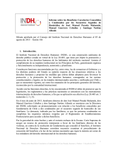 Beneficios Carcelarios - Biblioteca Digital INDH