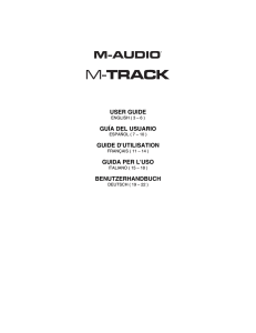 M-Track - User Guide - v1.1 - M
