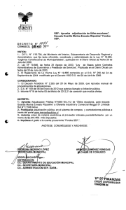 REF.: Aprueba :adjudicación de Útiles escolares”, Escuela Guardia