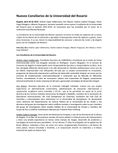 Nuevos Consiliarios de la Universidad del Rosario