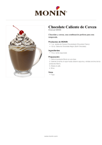 Chocolate Caliente de Cereza
