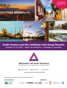 South America and the Caribbean User Group Reunion