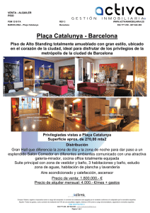 Plaça Catalunya - Barcelona - ACTIVA Gestión Inmobiliaria