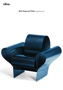 Bad Tempered Chair Design Ron Arad