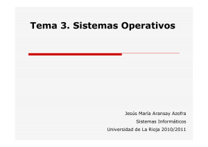 Sistemas Operativos - Universidad de La Rioja