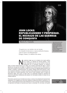 john locke: republicanismo y propiedad. el rechazo