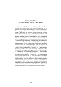 Ramón López Soler. El Romanticismo en la teoría y en la práctica