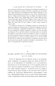 pdf El Real Archivo de la Chancillería de Valladolid, por el Sr