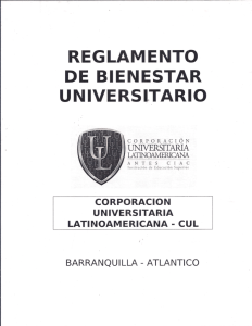 reglamento de bienestar universitario