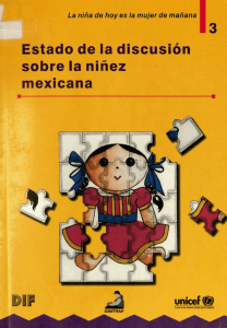 Estado de la discusión sobre la niñez mexicana