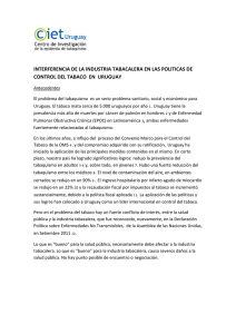 INTERFERENCIA DE LA INDUSTRIA TABACALERA EN LAS