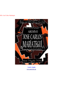 José Carlos Mariátegui www.marxists.org