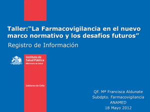 Diapositiva 1 - Instituto de Salud Pública de Chile