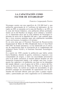 la capacitación como factor de estabilidad