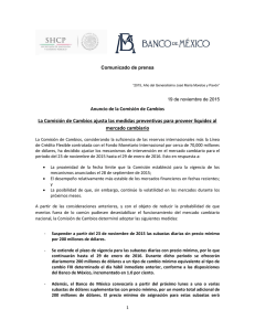 comunicado - Banco de México
