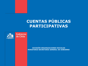 cuentas públicas participativas - Ministerio Secretaría General de