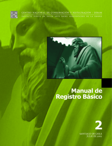 Manual de Registro Básico - Centro Nacional de Conservación y