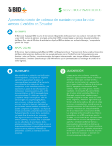 Aprovechamiento de cadenas de suministro para brindar acceso al