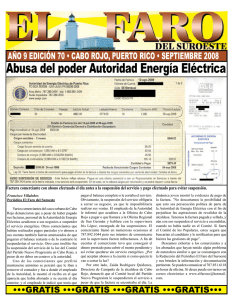 Abusa del poder Autoridad Energía Eléctrica