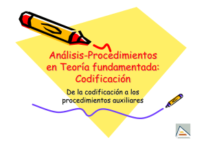 Procedimientos de analisis TF-Codificación