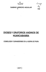dioses y oratorios andinos de huancabamba