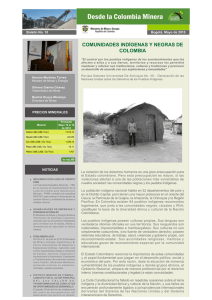 COMUNIDADES INDÍGENAS Y NEGRAS DE COLOMBIA