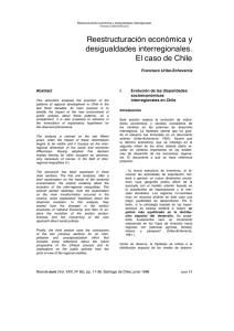 Reestructuraci&oacute;n econ&oacute;mica y desigualdades