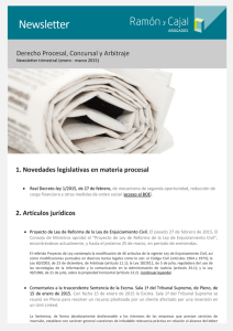 Newsletter - Ramon y Cajal Abogados