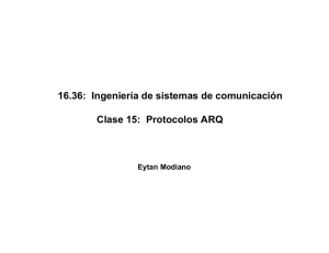 16.36: Ingeniería de sistemas de comunicación Clase 15