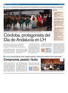 Córdoba, protagonista del Día de Andalucía en L`H