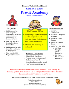 Pre-K Academy - Hesperia Unified School District