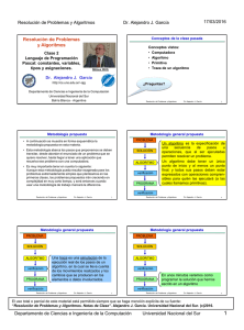 Resolución de Problemas y Algoritmos