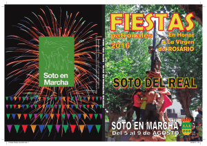 Boletín municipal – Revista de Fiestas 2016
