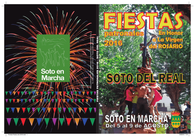 Boletín Municipal – Revista De Fiestas 2016