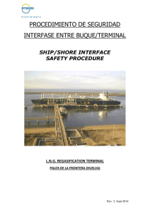 procedimiento de seguridad interfase entre buque/terminal