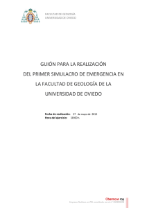 Guión - Facultad de Geología