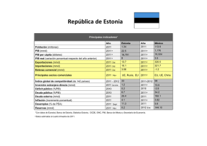 República de Estonia - Secretaría de Economía