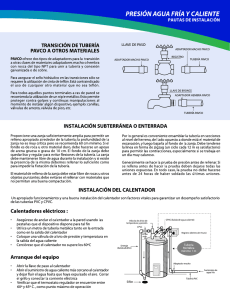 pautas de instalacion