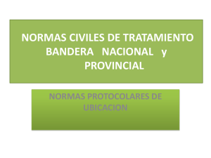 NORMAS CIVILES DE TRATAMIENTO BANDERA