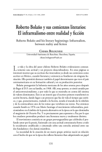 Roberto Bolaño y sus comienzos literarios: El infrarrealismo entre